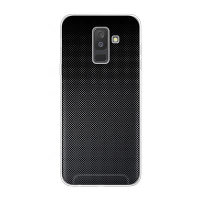 Musketon Halftone: Samsung Galaxy A6 Plus (2018) Transparant Hoesje