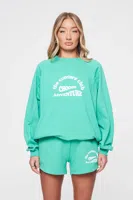 Couture Club Choose Your Own Adventure Oversized Sweater Dames Groen - Maat L - Kleur: Groen | Soccerfanshop
