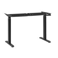 Leen Bakker - Frame Zit/sta Bureau Homeworx Handmatig Verstelbaar - Metaal - Zwart