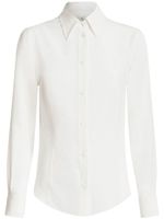 ETRO chemise en soie à manches longues - Blanc