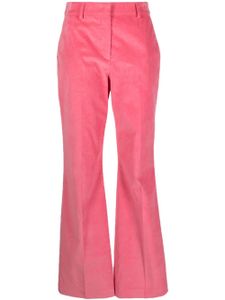 PS Paul Smith pantalon en velours à taille haute - Rose