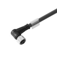 Weidmüller 1808970150 Sensor/actuator connector, geassembleerd M12 Aantal polen (sensoren): 4 Bus, haaks 1.50 m 1 stuk(s)