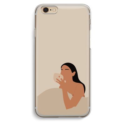 Fresh coffee: iPhone 6 / 6S Transparant Hoesje