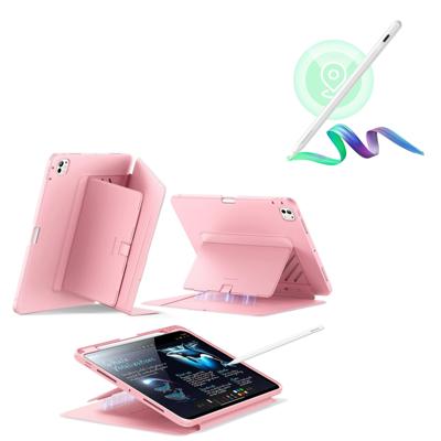 iPad Pro 11″ (2025) Flip Magnetic Case with Pencil Bundle - Pink