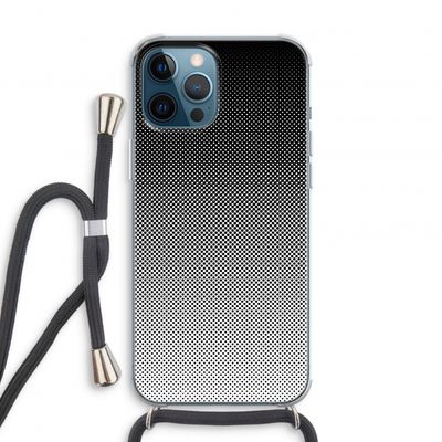 Musketon Halftone: iPhone 12 Pro Transparant Hoesje met koord