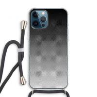 Musketon Halftone: iPhone 12 Pro Transparant Hoesje met koord