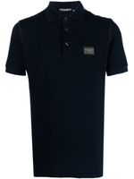 Dolce & Gabbana polo en piqué DG Essentials - Bleu