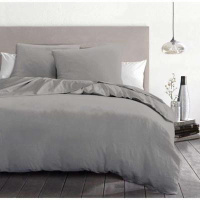 Dekbedovertrekset 3-delig - HOME LINGE PASSION - HP72079 - 82 g microvezel - 220 x 240 cm - Lichtgrijs