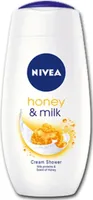 Nivea Shower Cream Honey & Milk - 250 ml - thumbnail