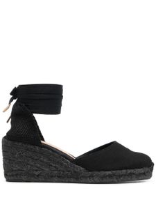 Castañer espadrilles compensées - Noir