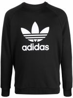 adidas sweat à imprimé Trefoil - Noir adidas sweat à imprimé Trefoil - Noir