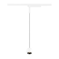 SLV Hanglamp voor railLight Eye 2.0 1-fase wit met zwart 2700K - 1010453