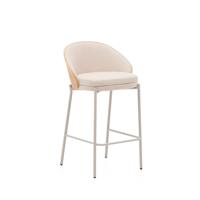Kave Home Barkruk 'Eamy' Essenhout, kleur Beige (zithoogte 65cm) Kave Home Barkruk 'Eamy' Essenhout, kleur Beige (zithoogte 65cm)