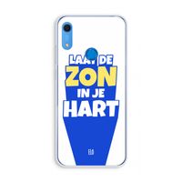 Laat de zon in je hart: Huawei Y6s Transparant Hoesje
