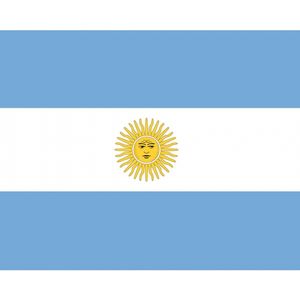 Stickertjes van vlag van Argentinie   -