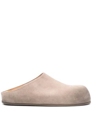 Marsèll chaussons Grande Mule en daim - Tons neutres