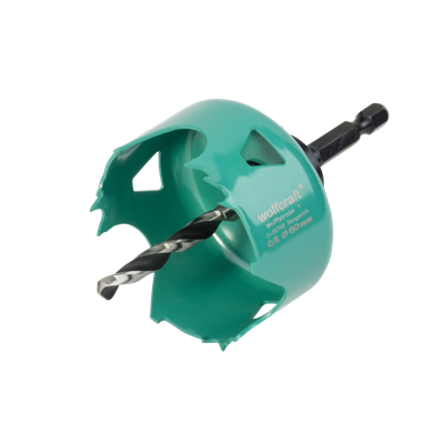 Wolfcraft Carbonstalen gatenzaag | Ø60mm | 1 stuk - 5966000