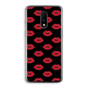 Lips: OnePlus 7 Transparant Hoesje