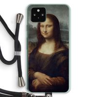 Mona Lisa: Pixel 5a 5G Transparant Hoesje met koord