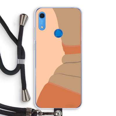 Bikini: Huawei Y6s Transparant Hoesje met koord