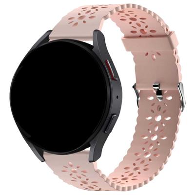 Samsung Galaxy Watch 4 Bright Siliconen Band - Roze