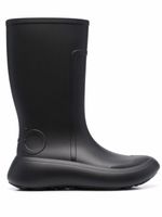 Ferragamo bottes de pluie à motif Gancini embossé - Noir Ferragamo bottes de pluie à motif Gancini embossé - Noir