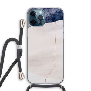 Stone White: iPhone 12 Pro Transparant Hoesje met koord