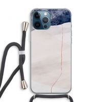 Stone White: iPhone 12 Pro Transparant Hoesje met koord