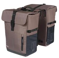 Basil Dubbele fietsas move 30 liter 16 x 27 x 38 cm - bruin