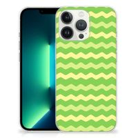 iPhone 13 Pro Max TPU bumper Waves Green - thumbnail