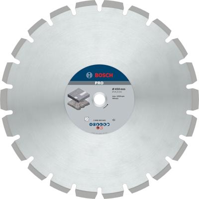Bosch Accessoires Diamantschijf Best for Asphalt, 450x25.4x12mm - 2608603643