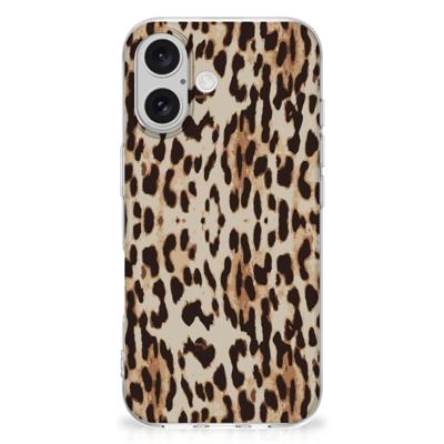 iPhone 16 plus | TPU Hoesje | Leopard