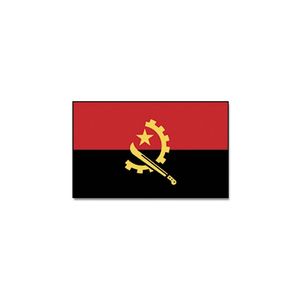 Landen thema vlag Angola 90 x 150 cm feestversiering