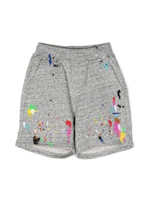 Mostly Heard Rarely Seen 8-Bit short Louis à effet taches de peinture - Gris