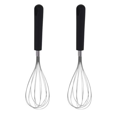 Excellent Houseware keukengerei garde - 2x - klopper - 31 cm - rvs - keukengereedschap