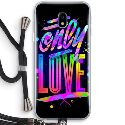 Only Love: Samsung Galaxy J3 (2017) Transparant Hoesje met koord