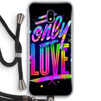 Only Love: Samsung Galaxy J3 (2017) Transparant Hoesje met koord