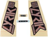 ROCKSHOX Decal set rs lyrik ult. copper