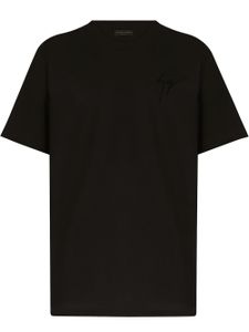 Giuseppe Zanotti t-shirt à col ras du cou - Noir