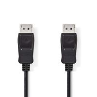 Nedis DisplayPort-Kabel | DisplayPort Male | DisplayPort Male | 2 m | 1 stuks - CCGP37010BK20 CCGP37010BK20 - thumbnail
