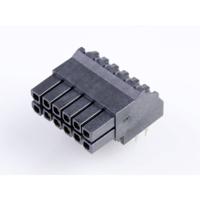 Molex 447641202 Male header, inbouw (standaard) Totaal aantal polen: 12 Inhoud: 1 stuk(s) Tray