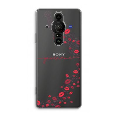 Kusjes: Sony Xperia Pro-I Transparant Hoesje