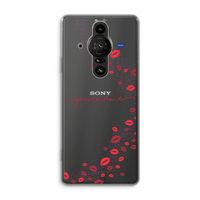 Kusjes: Sony Xperia Pro-I Transparant Hoesje