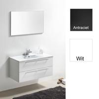 Badkamermeubelset Sanilux Roma 100x46x50 cm Hoogglans Antraciet