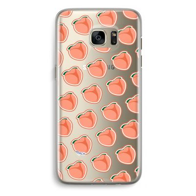 Just peachy: Samsung Galaxy S7 Edge Transparant Hoesje