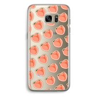Just peachy: Samsung Galaxy S7 Edge Transparant Hoesje