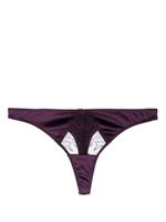 Maison Close string Villa Satine en dentelle - Violet