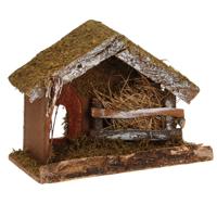 Merkloos / Sans Marque Natuurlijke kerststal