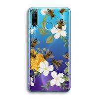 No flowers without bees: Huawei P30 Lite Transparant Hoesje No flowers without bees: Huawei P30 Lite Transparant Hoesje