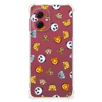Doorzichtige Silicone Hoesje voor Motorola Moto G55 Dieren Emojis Doorzichtige Silicone Hoesje voor Motorola Moto G55 Dieren Emojis